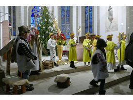 Kinderchristmette mit Krippenspiel (Foto: Karl-Franz Thiede)